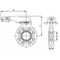 Butterfly valve Series: 57 Type: 3743 PP/PVDF Handle Wafer type